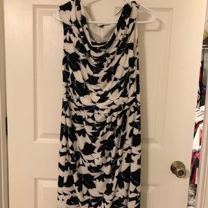 Navy and White dress